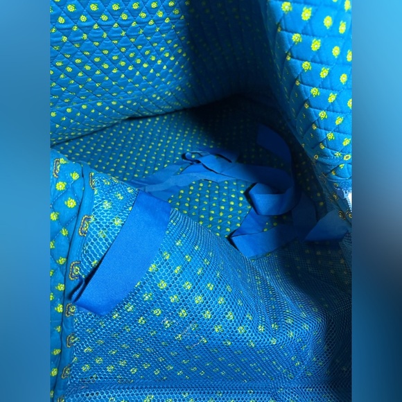 Garment Bag Blue Green Paisley Country French Provençal Quilted Hanging 26”X48” - Picture 9 of 14